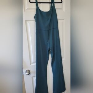 AERIE offline Emerald Green Stretch Jumpsuit